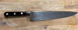 Sabatier Four Star Elephant Carbon Steel 9.  5 Inch Chef Knife Ships Fast Today