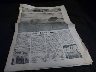June 3,  1945 Stars And Stripes Newspaper Weekly Supplement Wwii World War Ii