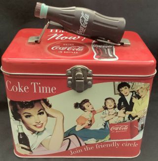 Listing (1) Nostalgic Collectible Coke/coca - Cola Tinware Box.  Item 17/520