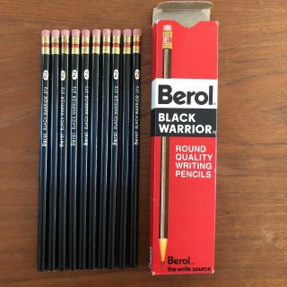 Vintage Berol Black Warrior Pencils 372 - 2 Box Of 10 Unsharpened Box 2