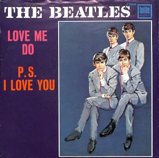 The Beatles - Love Me Do - Tollie T 9008 - 7 " 45 Rpm Picture Sleeve