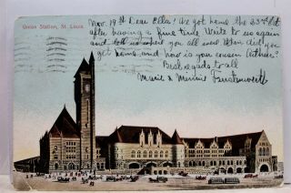 Missouri Mo St Louis Union Station Postcard Old Vintage Card View Standard Post