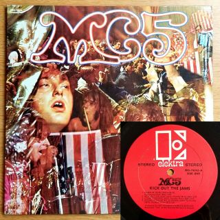 Mc5 Kick Out The Jams Uncensored 1969 Red Label 1st Eks - 74042 Vinyl Lp