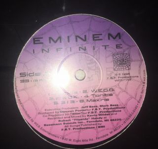 Eminem Infinite 12” Vinyl Lp Album Record