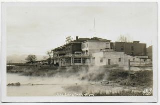 (4929) Old Rppc The Hot Lake Sanitarium At La Grande Oregon Lagrande