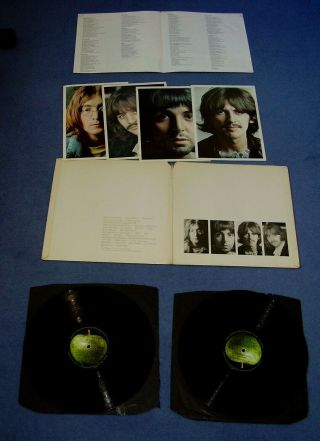The Beatles White Album D/lp - Low Number 0033351 - 1968 1st Uk Mono Pressing