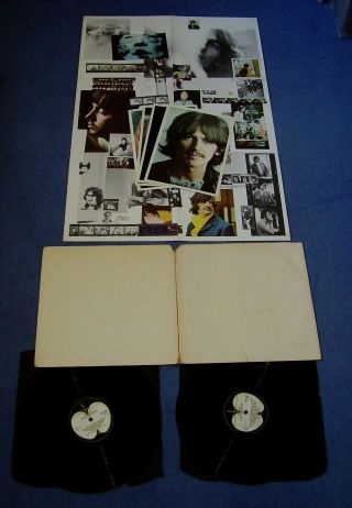 THE BEATLES WHITE ALBUM D/LP - LOW NUMBER 0033351 - 1968 1st UK MONO PRESSING 2