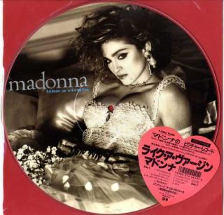 Madonna - Like A Virgin Japan Lp Picture Disc (p - 15003) Official With Sticker