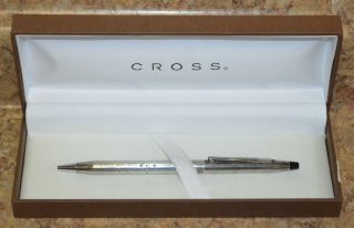 Cross Century Sterling Silver 925 Ballpoint Pen W/ Case