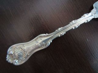 Old VTG Whiting IMPERIAL QUEEN Meat Fork Sterling Silver Pat.  1893 Detailed 37 Gr 3