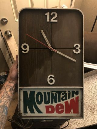 Mountain Dew Wall Clock