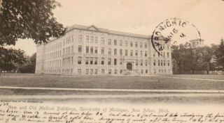 Ann Arbor Michigan - University Of Michigan Medical Buildings Old 1905 Postcard
