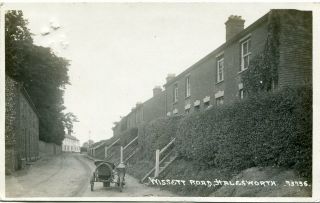 Halesworth - Wissett Road - Old Real Photo Postcard