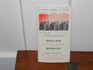 Sinclair 1930 Motor Oil Booklet 2