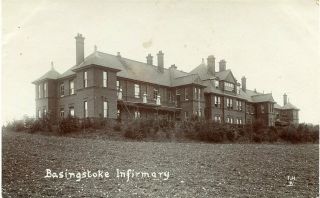 Basingstoke - Basingstoke Infirmary - Old Real Photo Postcard View