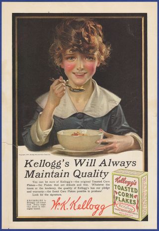 Vintage 1917 Kellogg 