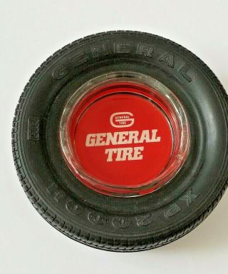 Vintage General Tire Advertising Ashtray