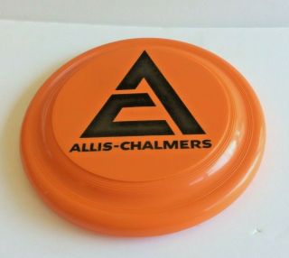 Vintage Ac Allis Chalmers Tractor Advertising Plastic Frisbee Flyer Disc - Promo