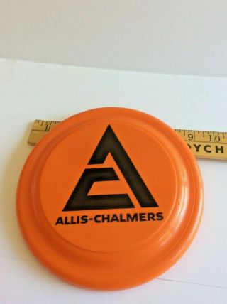 VINTAGE AC ALLIS CHALMERS TRACTOR ADVERTISING PLASTIC FRISBEE FLYER DISC - PROMO 2