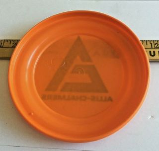 VINTAGE AC ALLIS CHALMERS TRACTOR ADVERTISING PLASTIC FRISBEE FLYER DISC - PROMO 3