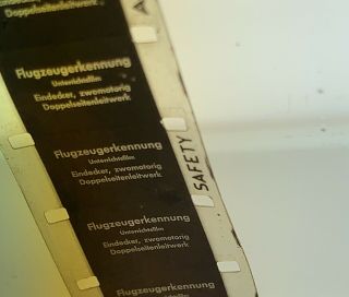 Ww Ii Tape Reel,  Film 323,  German Plane Recognition