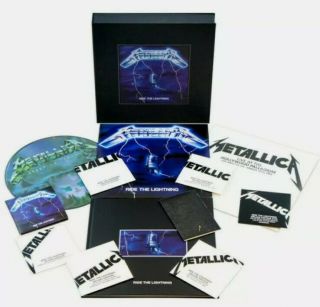 Metallica - Ride The Lightning Deluxe Boxset 4lp/6cd/1dvd/book/posters Rare