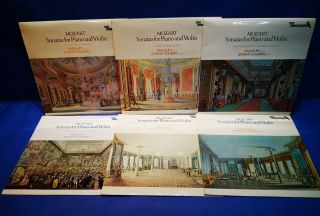 Decca Sdd 513 - 8 Lupu /goldberg Mozart: Complete Violin Sonatas 6 Lp Nm
