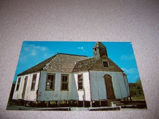 1960s Old Presbyterian Church,  Grand Cayman Island,  W.  I.  Vtg Postcard