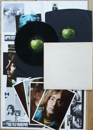 " The Beatles " (white Album) Orig 1968 1st Stereo Toploader Uk 2lp Poster,  Photos
