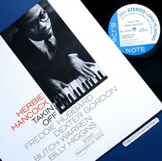 Herbie Hancock Takin Off 1966 Pressing Vinyl Van Gelder Blue Note Lp Nm
