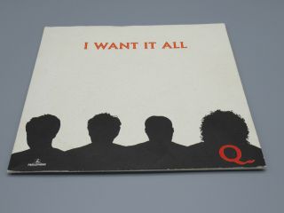 I Want It All Promo Pack 7 " Single - Queen Freddie Mercury
