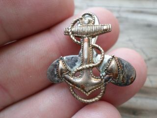 Ww2 Sterling Waves Insignia Us Navy Wwii