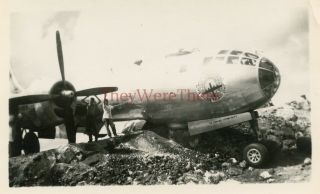 Wwii Photo - B 29 Superfortress Bomber Plane Nose Art - With Malice Toward Some 2