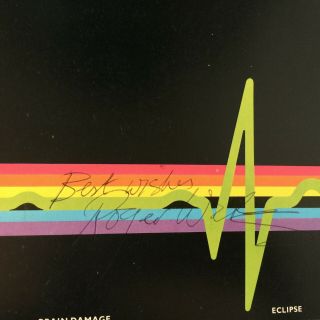 Pink Floyd ‎– The Dark Side Of The Moon Lp.  Signed By Roger Waters Uk 1973