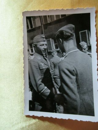 Wwii German Photo Combat Luft Officer With Cufftitle