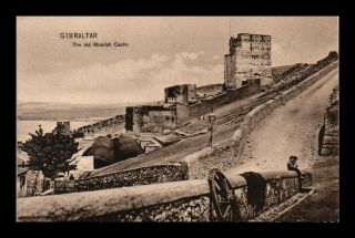 Dr Jim Stamps Old Moorish Castle Gibraltar View Postcard