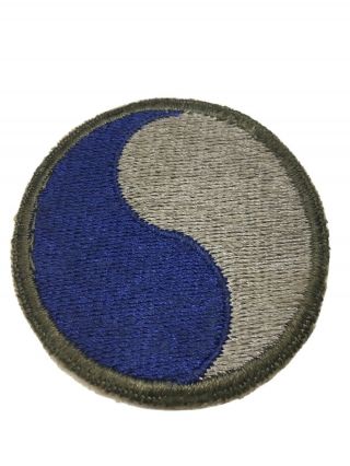 Wwii Era U.  S.  Army 29th Infantry Division Full Color Cut Edge Patch