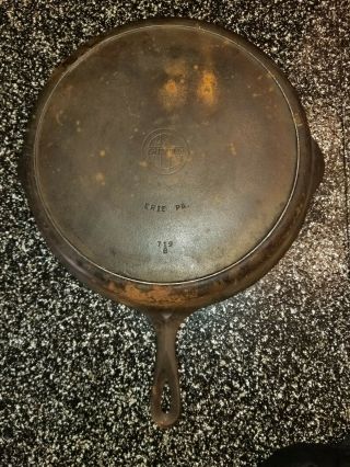 The Vintage Griswold No.  12 Cast Iron Skillet 719 B Erie PA.  Small Logo 2