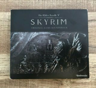 Skyrim The Elder Scrolls V Soundtrack 4 - Cd Set Signed By Jeremy Soule