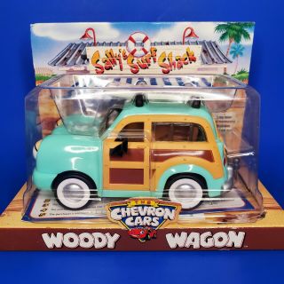The Chevron Cars Collectible Woody Wagon - Surf Board 1999