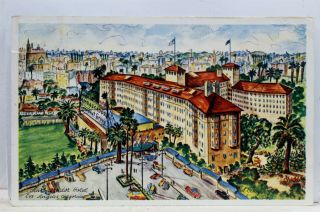 California Ca Los Angeles Ambassador Hotel Postcard Old Vintage Card View Post