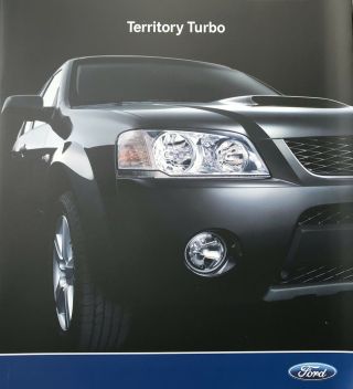 Ford Territory Turbo Sales Brochure For Australian Market 10.  2006