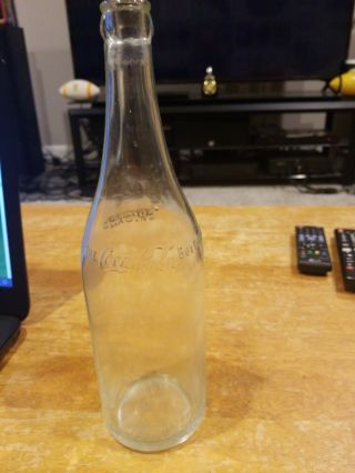 Vintage Chicago Coca Cola Coke Bottling 23.  5 Ounces Glass Bottle 1950s 1960s ?