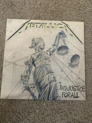 Metallica.  And Justice For All [lp] By Metallica (vinyl,  Sep - 1988,  Elektra.  Rare