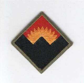 WW 2 US Army Anti - Aircraft Command Western Greenback Patch Inv S499 2
