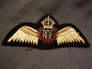 Royal Air Force Ww Ii Era Pilot / Air Crew Wings Raf R.  A.  F.  Unissued