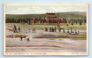 Yellowstone Park Haynes Postcard - Old Faithful Inn 133 - Germany C1910