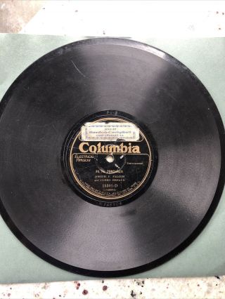 Pre - War French Cajun 78 Joseph Falcon On Columbia 15301 Record Store Sticker
