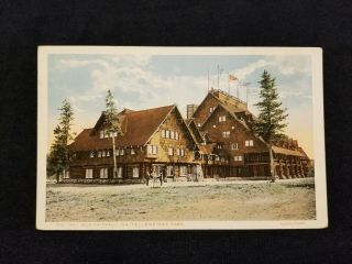 Yellowstone National Park Wy Wyoming Postcard Old Faithful Inn