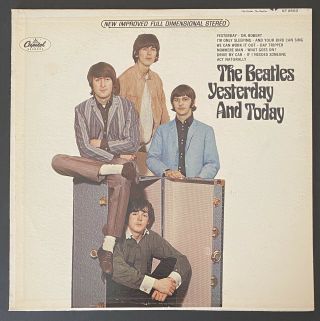 The Beatles Yesterday And Today Lp 1966 St 2553 Trunk Cover - Ex,  /nm -